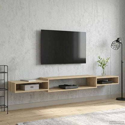 Mobile TV da Parete A parete Rovere Sonoma 220 x 28 x 21 cm | homemem39