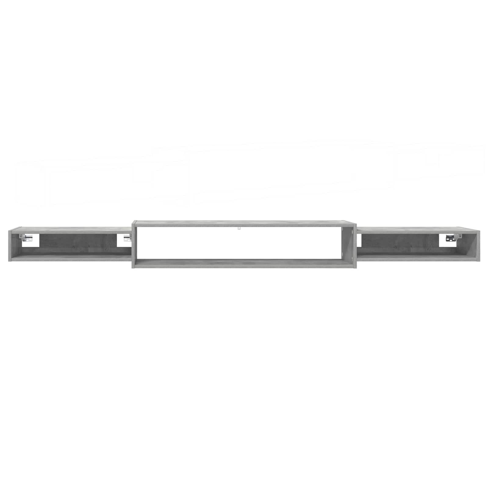 Mobile TV da Parete A parete Grigio Cemento 220 x 28 x 21 cm | homemem39
