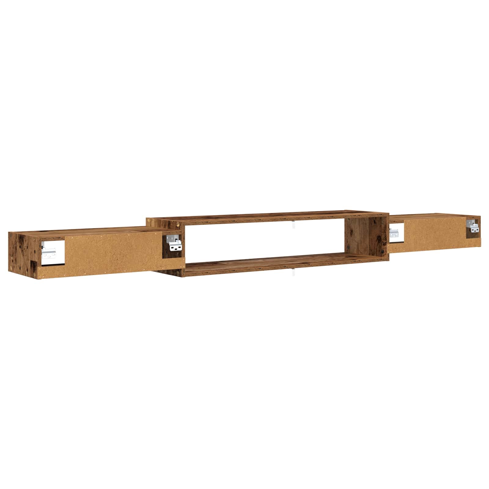 Mobile TV da Parete A parete Legno antico 220 x 28 x 21 cm | homemem39