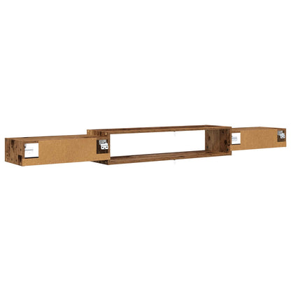 Mobile TV da Parete A parete Legno antico 220 x 28 x 21 cm | homemem39