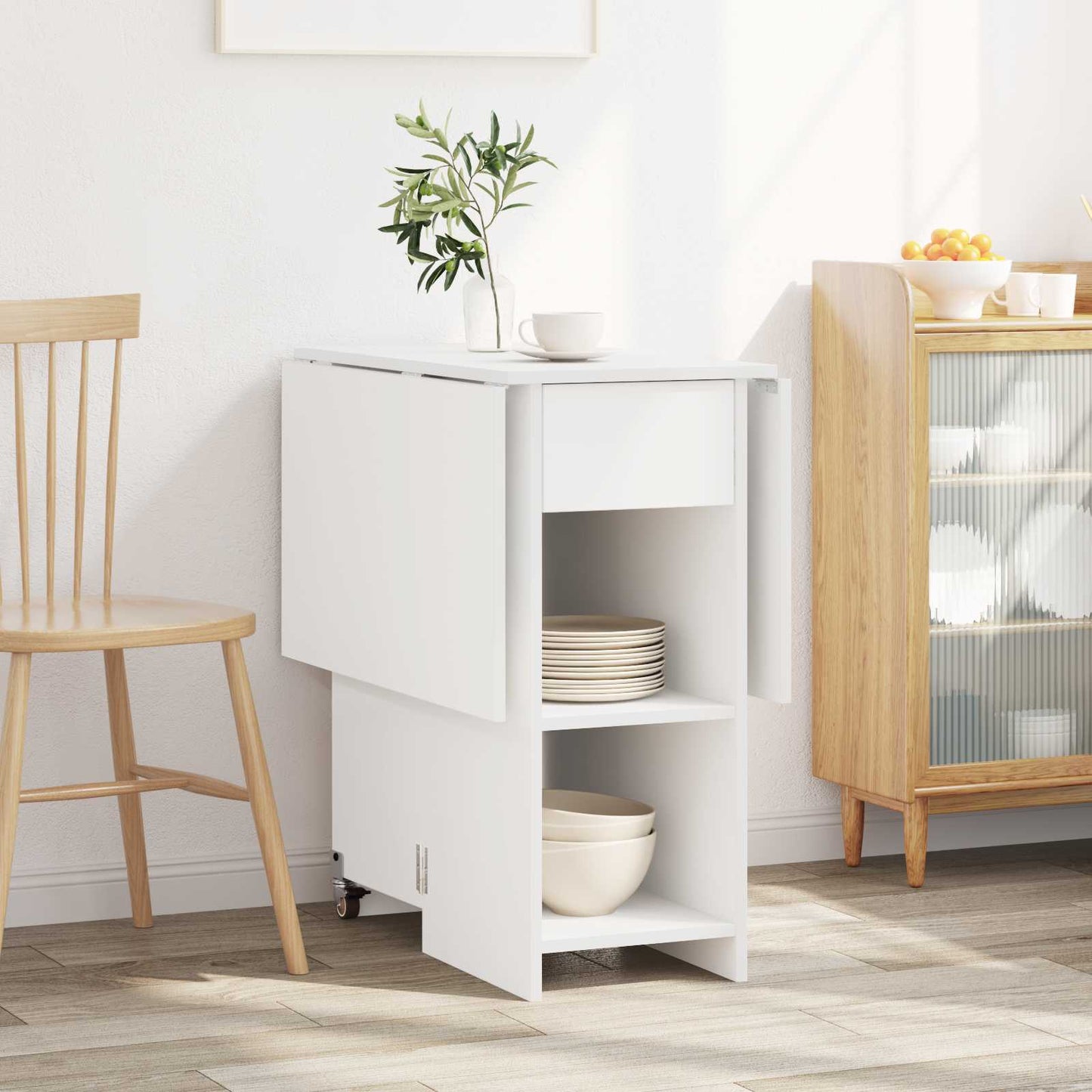 Tavolo da Pranzo 115 x 70 x 75 cm Legno ingegnerizzato Bianco | homemem39