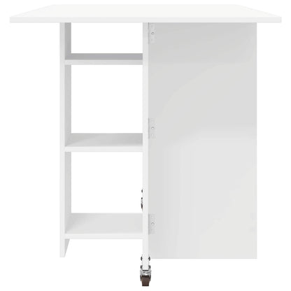 Tavolo da Pranzo 115 x 70 x 75 cm Legno ingegnerizzato Bianco | homemem39