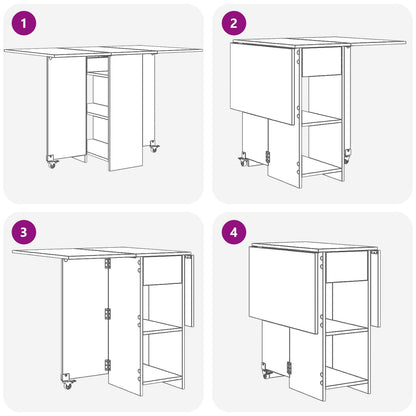 Tavolo da Pranzo 115 x 70 x 75 cm Legno ingegnerizzato | homemem39