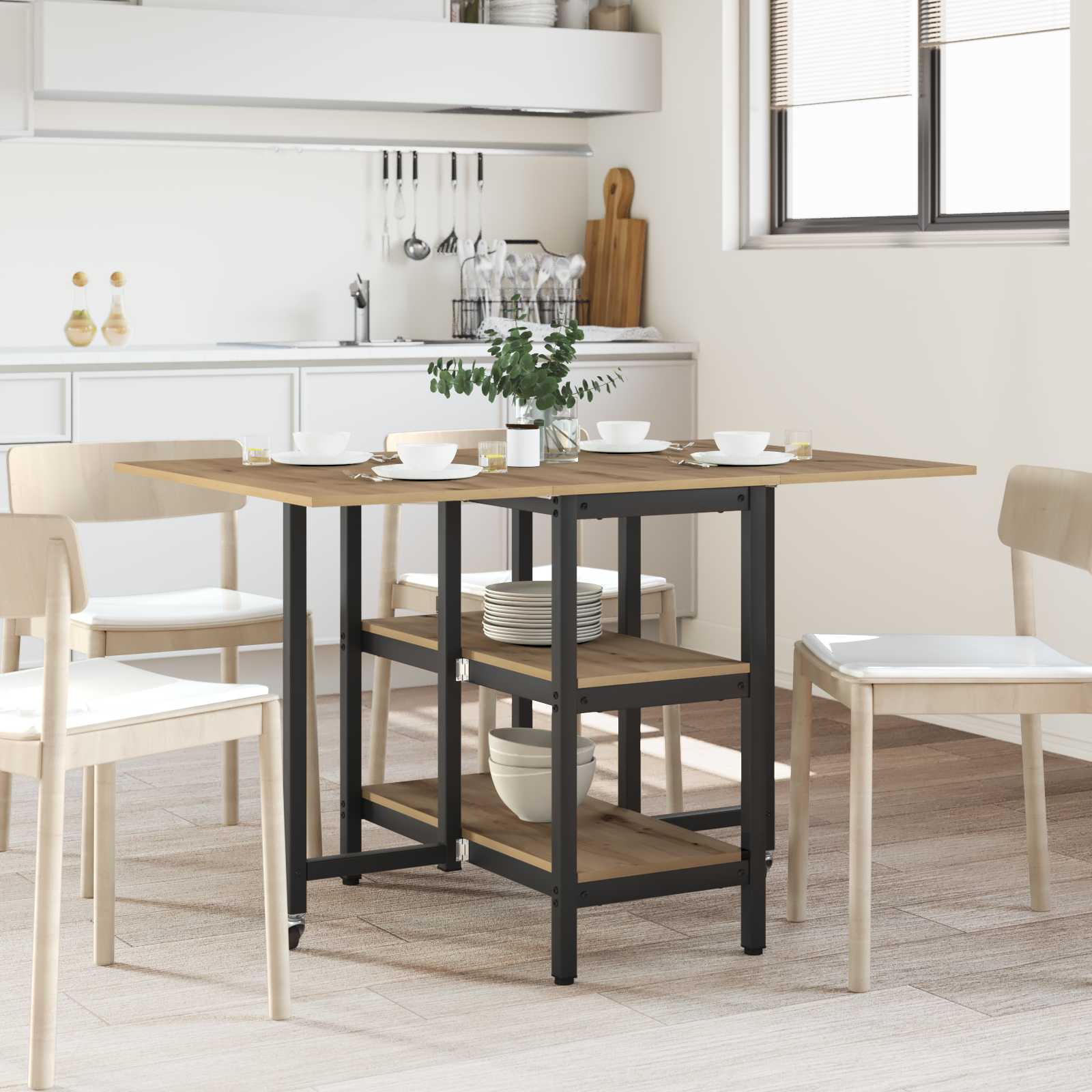 Tavolo da Pranzo 122 x 80 x 76,5 cm Legno ingegnerizzato | homemem39