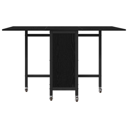 Tavolo da pranzo pieghevole con ruote 130 x 80 x 76,5 cm | homemem39