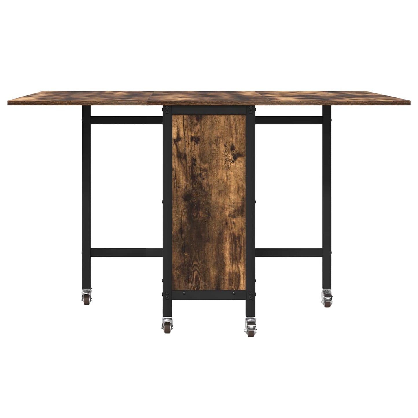 Tavolo da pranzo pieghevole con ruote 130 x 80 x 76,5 cm | homemem39