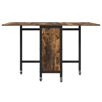 Tavolo da pranzo pieghevole con ruote 130 x 80 x 76,5 cm | homemem39