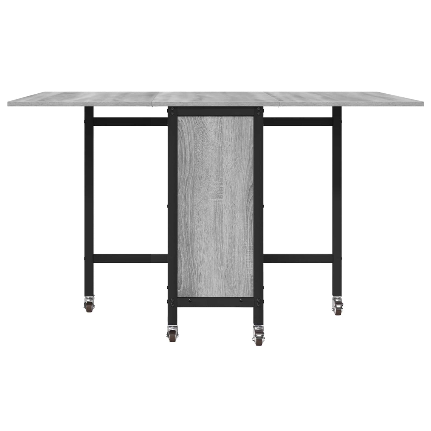 Tavolo da pranzo pieghevole con ruote 130 x 80 x 76,5 cm | homemem39