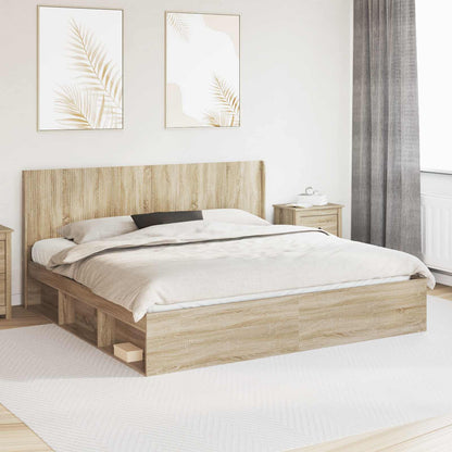 Testiera Letto Rovere Sonoma Legno ingegnerizzato | homemem39