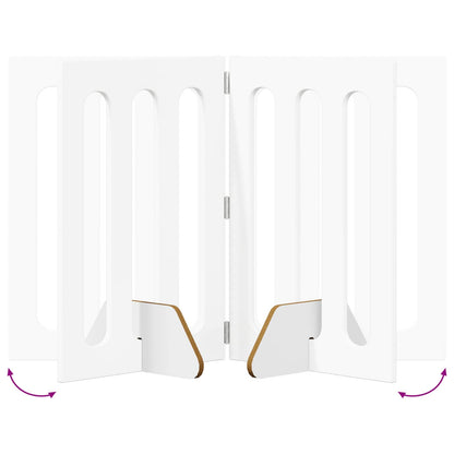 Recinto pieghevole per animali 2 pcs Bianco 100,5 x 38 x 70 cm | homemem39