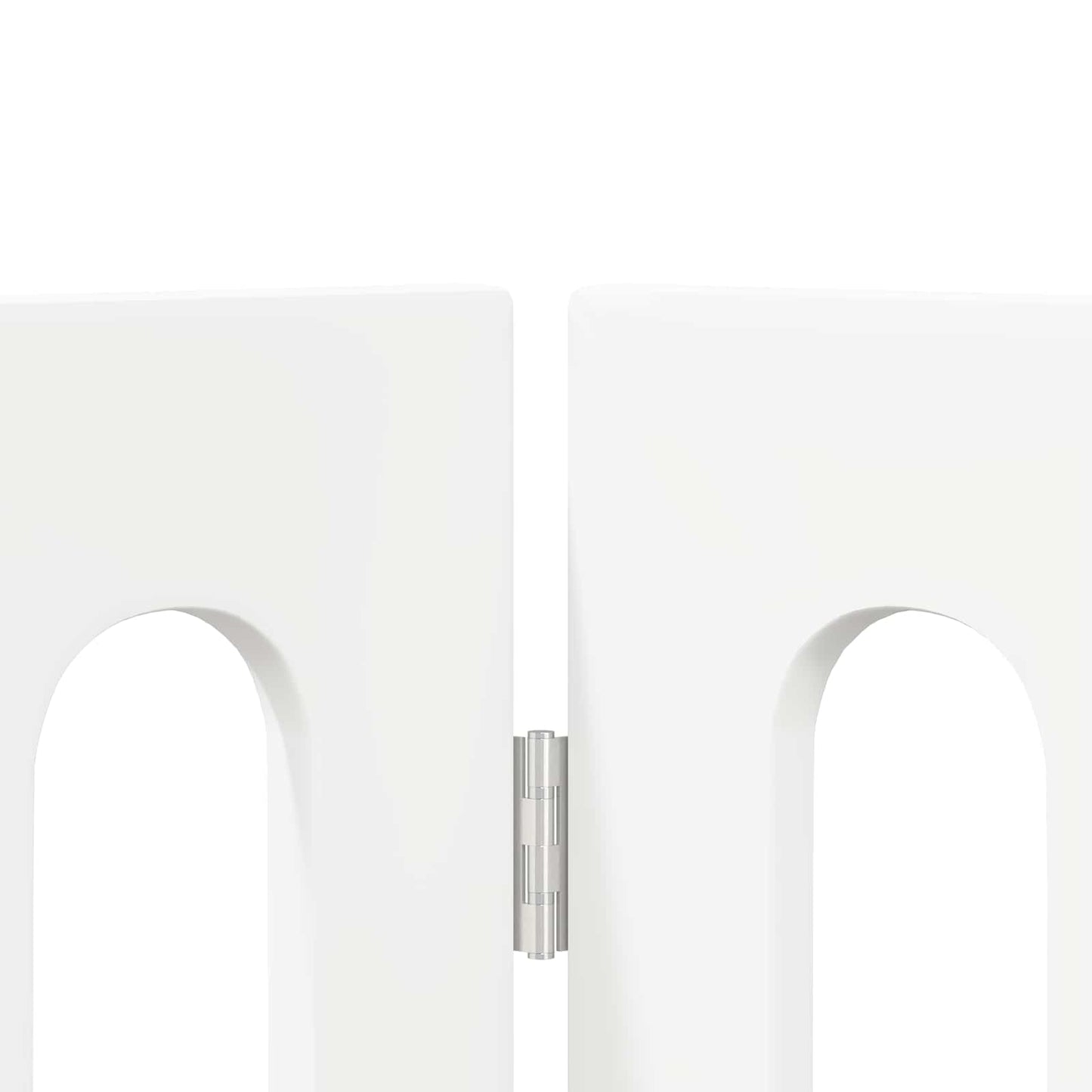 Recinto pieghevole per animali 4 pcs Bianco 201 x 38 x 70 cm | homemem39