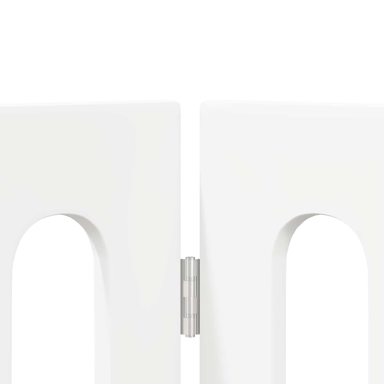 Recinto pieghevole per animali 4 pcs Bianco 201 x 38 x 70 cm | homemem39