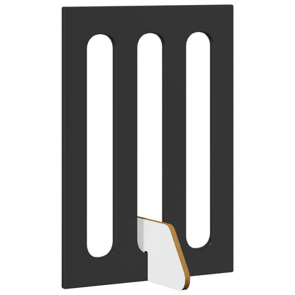 Recinto pieghevole per animali 2 pcs Rovere Nero | homemem39