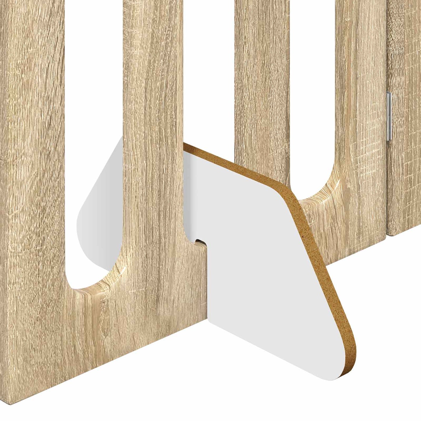 Recinto pieghevole per animali 2 pcs Rovere Sonoma | homemem39