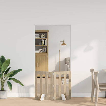 Recinto pieghevole per animali 2 pcs Rovere Sonoma | homemem39
