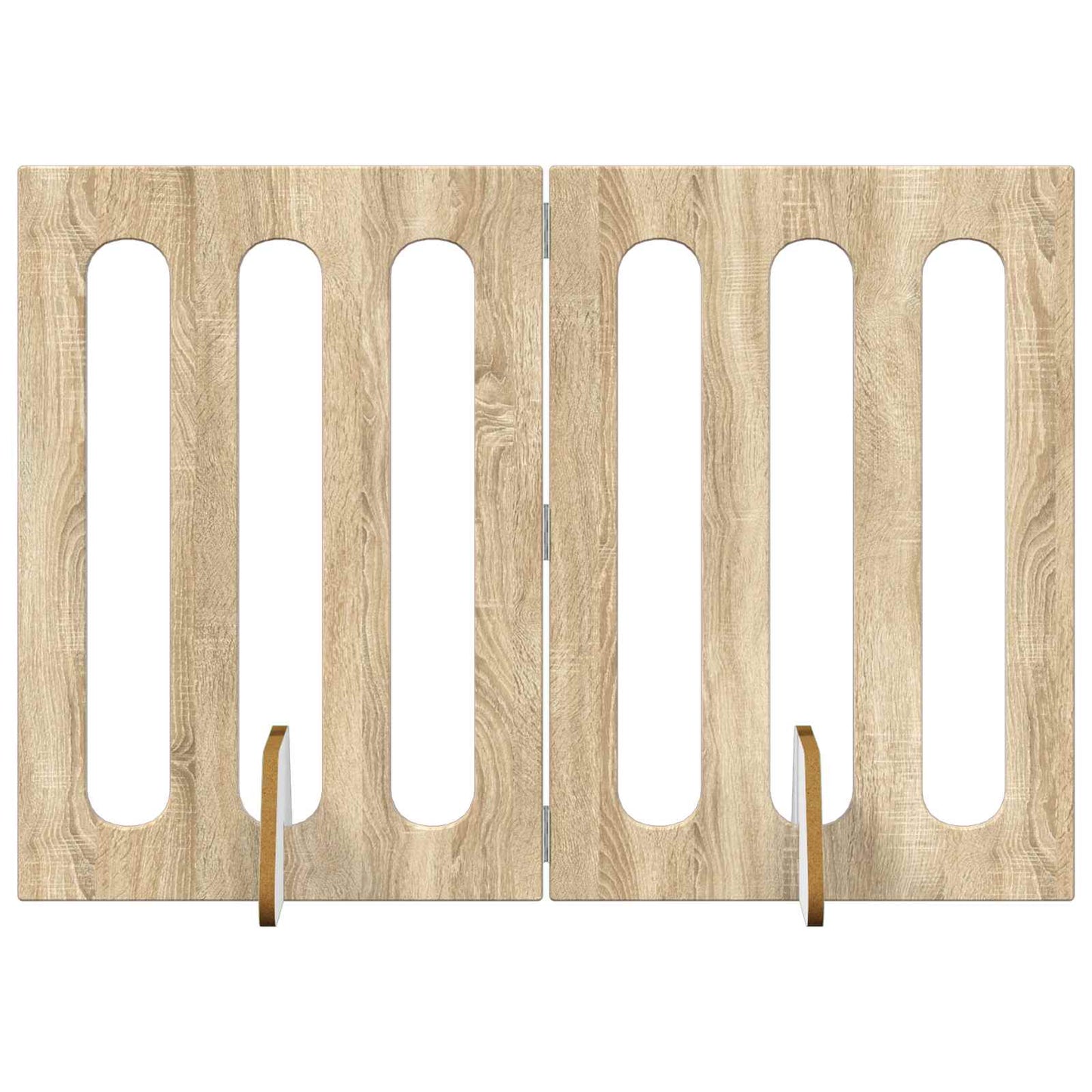 Recinto pieghevole per animali 2 pcs Rovere Sonoma | homemem39