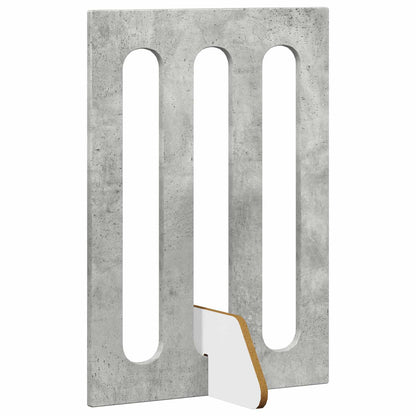 Recinto pieghevole per animali 2 pcs Grigio Cemento