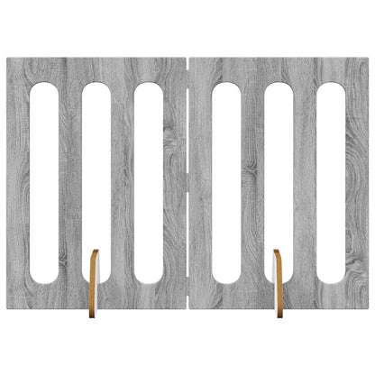 Recinto pieghevole per animali 2 pcs Sonoma grigia | homemem39