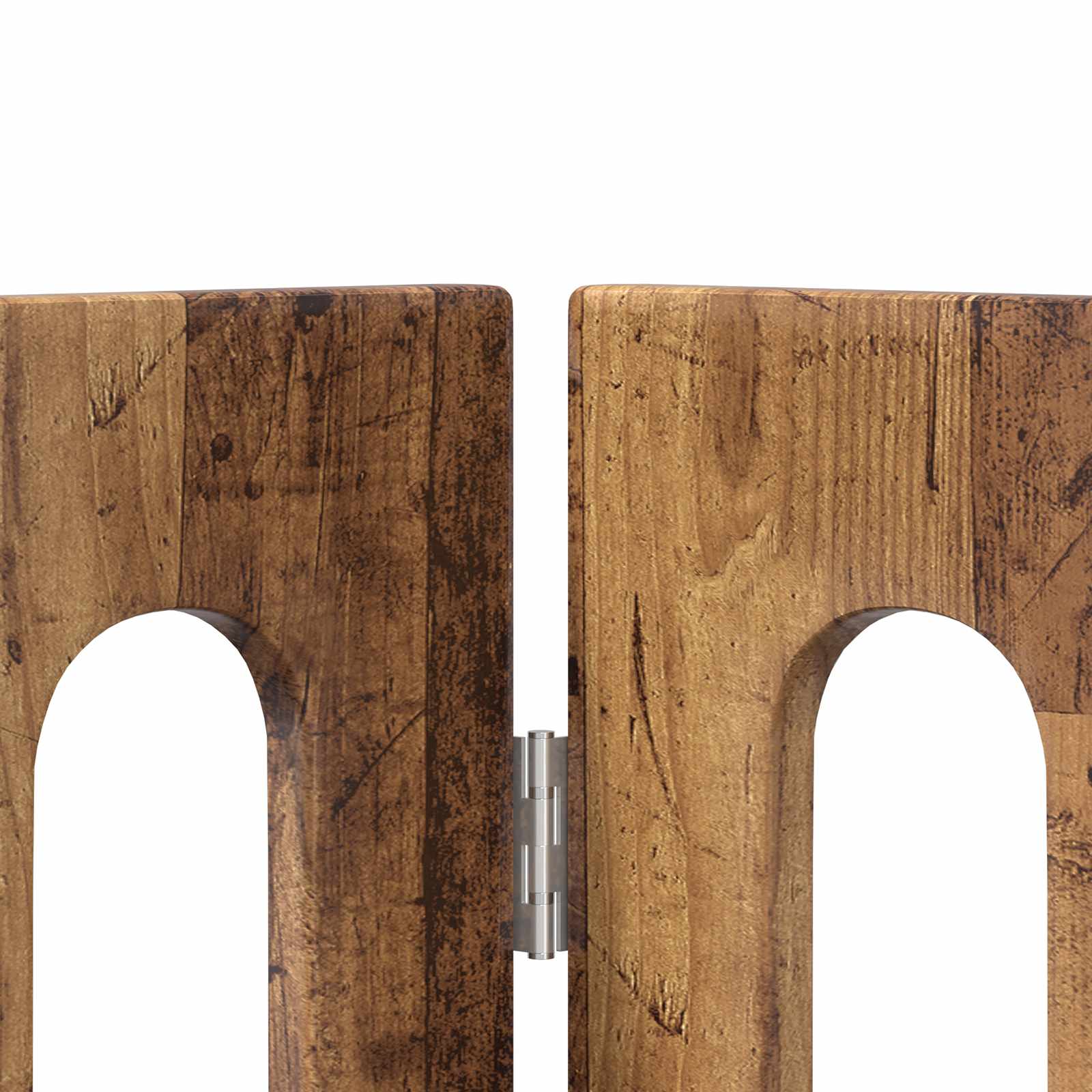 Recinto pieghevole per animali 2 pcs Legno di quercia | homemem39