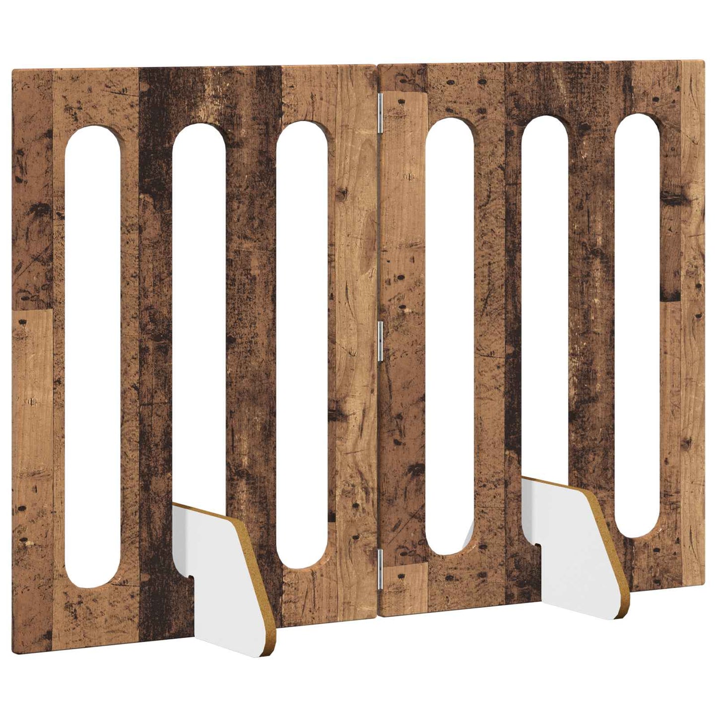 Recinto pieghevole per animali 2 pcs Legno di quercia | homemem39