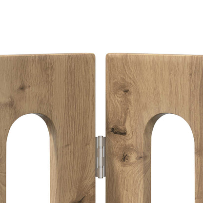 Recinto pieghevole per animali 2 pcs Rovere Artigianale | homemem39