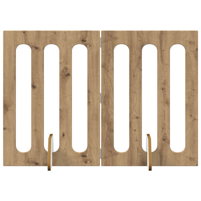 Recinto pieghevole per animali 2 pcs Rovere Artigianale | homemem39