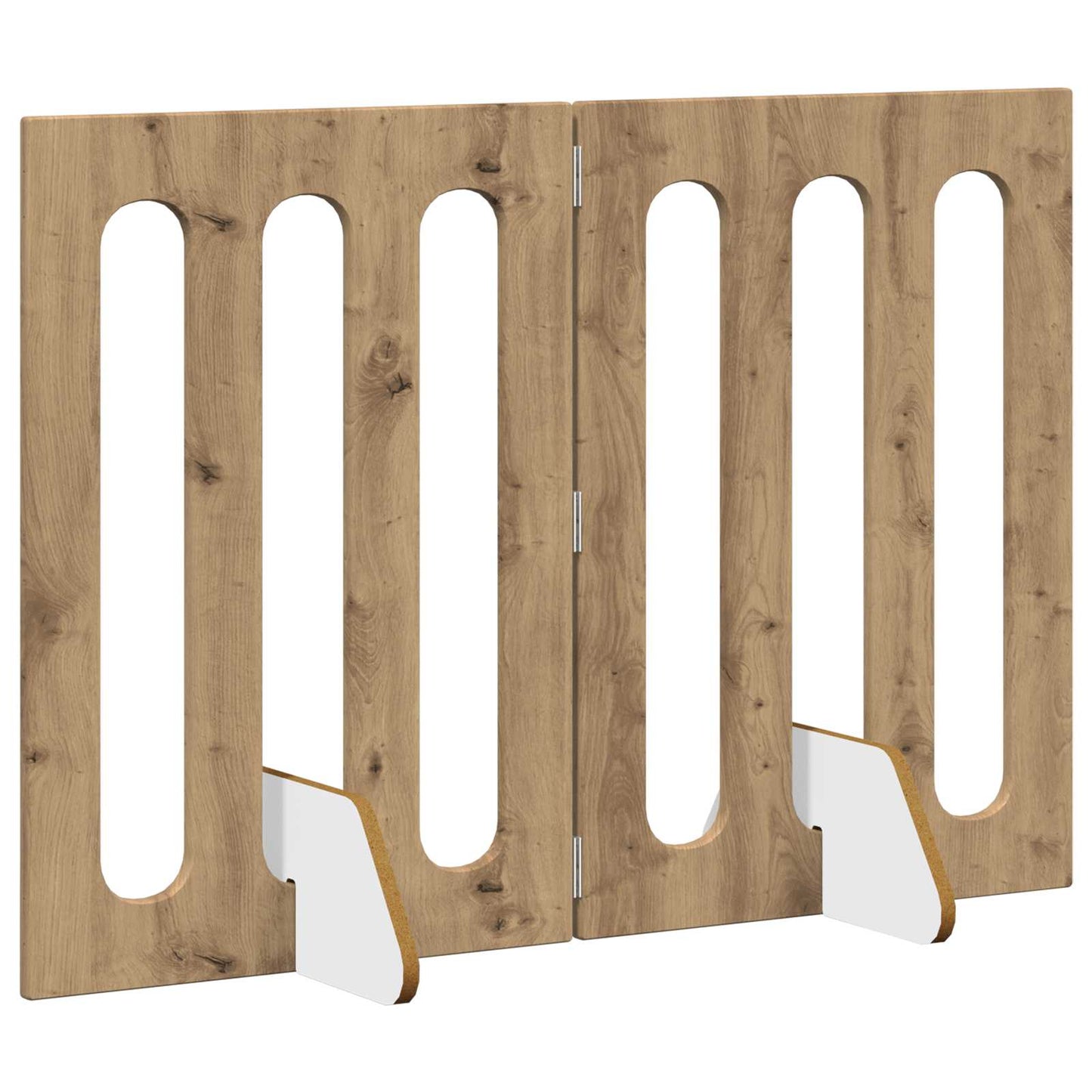Recinto pieghevole per animali 2 pcs Rovere Artigianale | homemem39