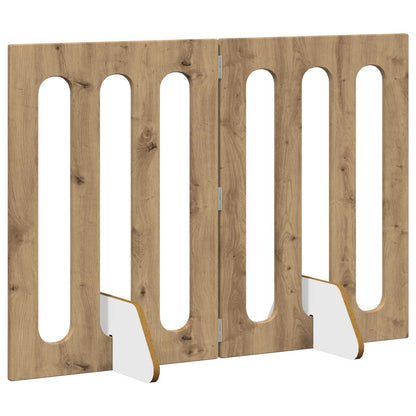 Recinto pieghevole per animali 2 pcs Rovere Artigianale | homemem39
