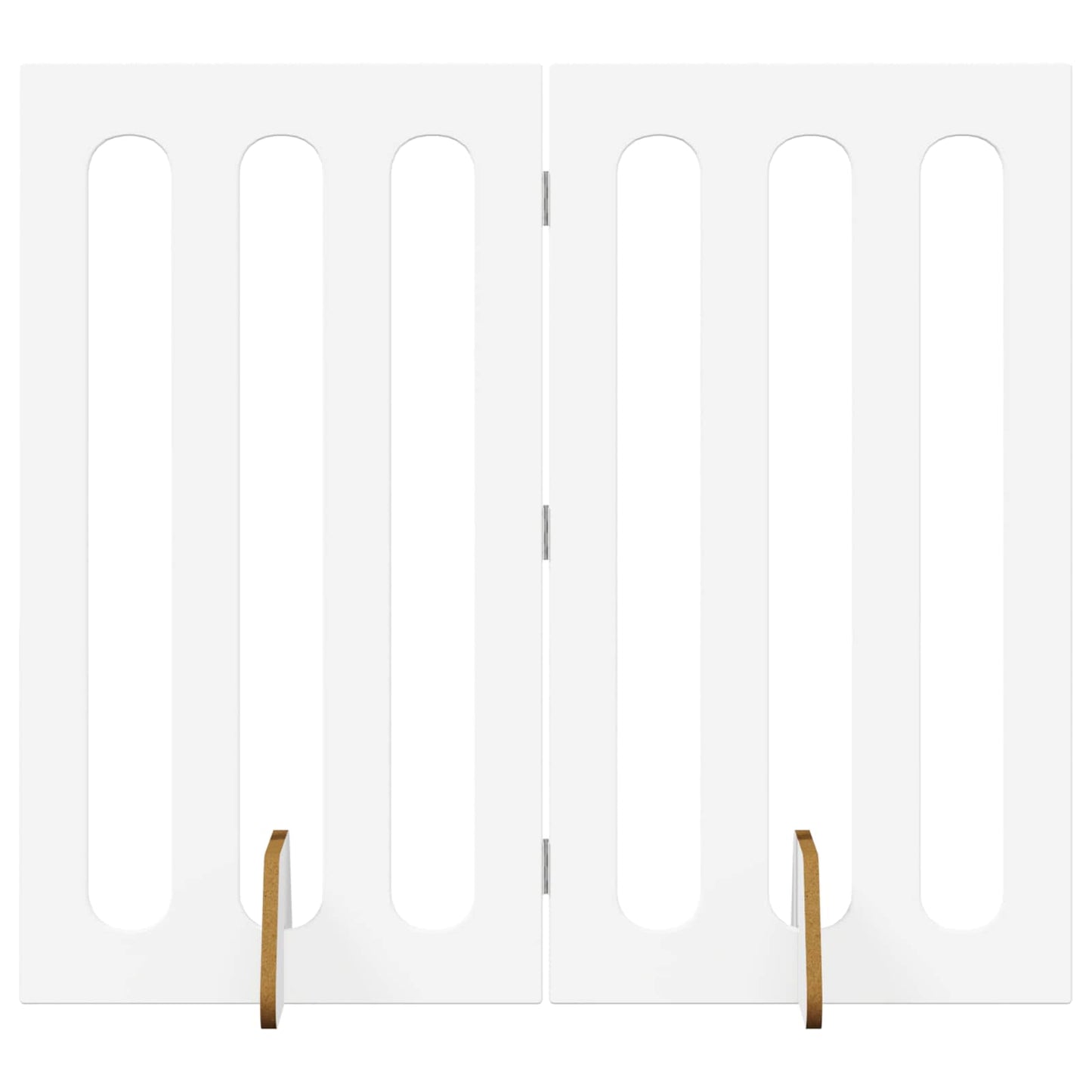 Recinto pieghevole per animali 2 pcs Bianco 100,5 x 38 x 90 cm | homemem39