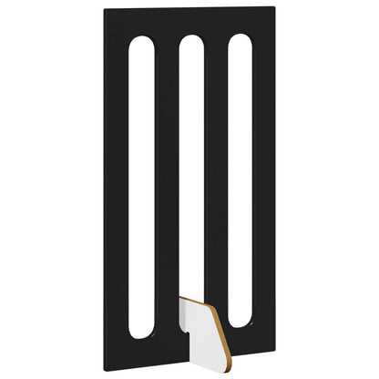 Recinto pieghevole per animali 2 pcs Rovere Nero | homemem39