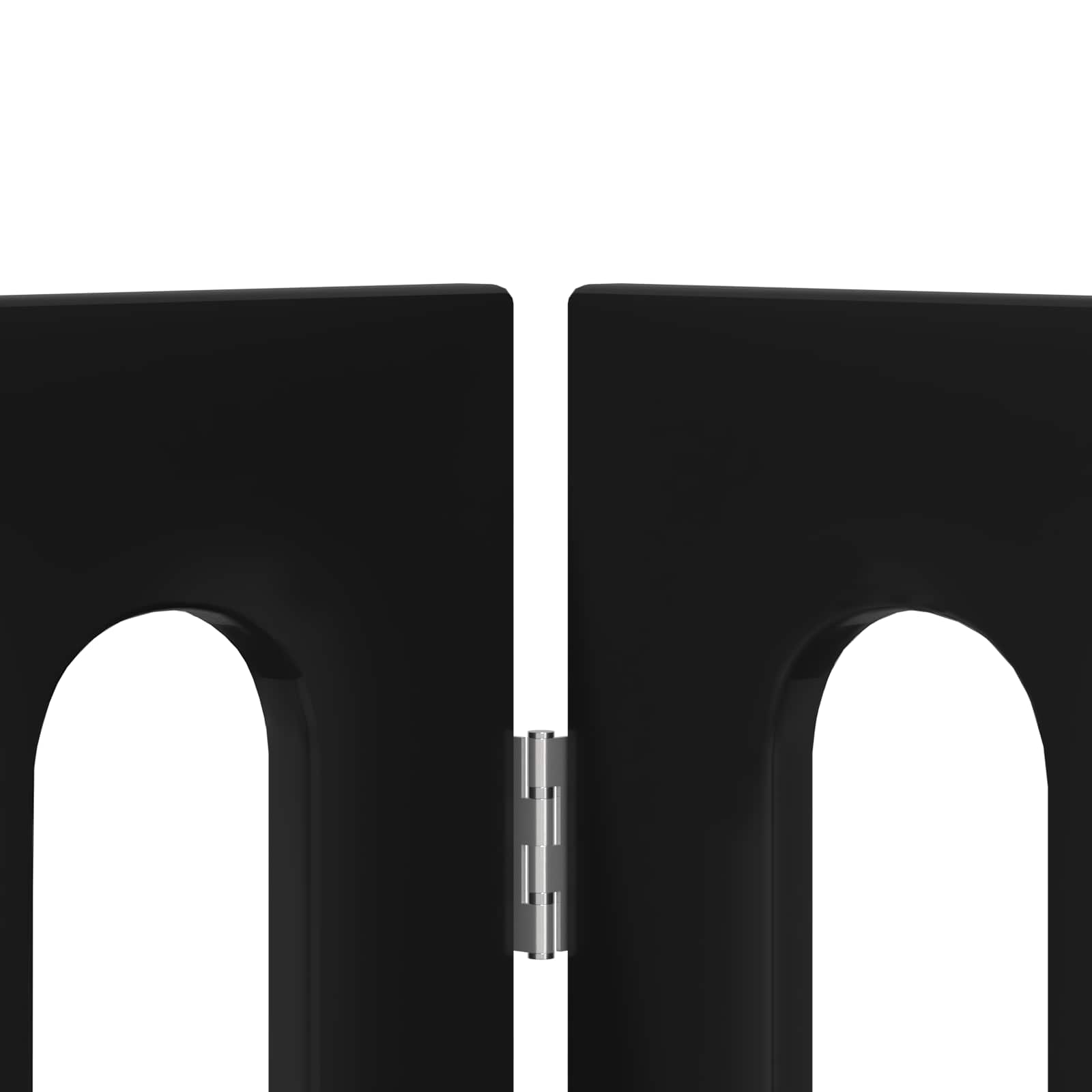 Recinto pieghevole per animali 4 pcs Rovere Nero | homemem39