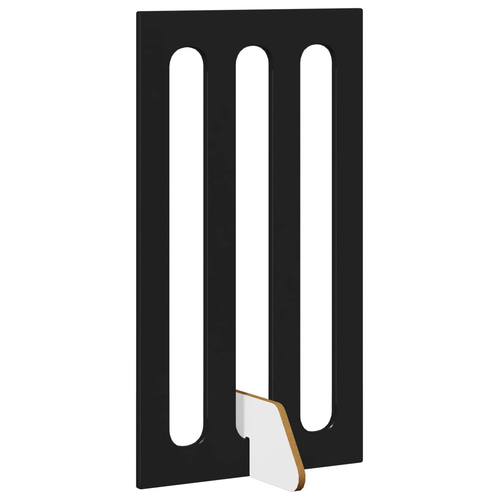 Recinto pieghevole per animali 4 pcs Rovere Nero | homemem39