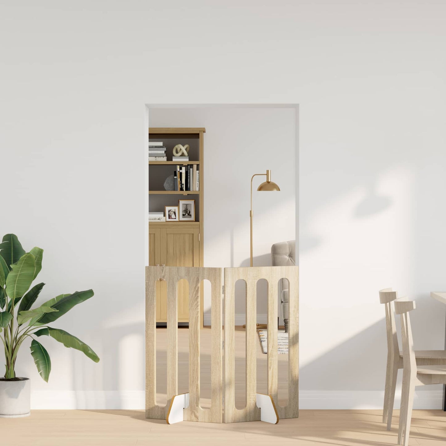 Recinto pieghevole per animali 2 pcs Rovere Sonoma | homemem39