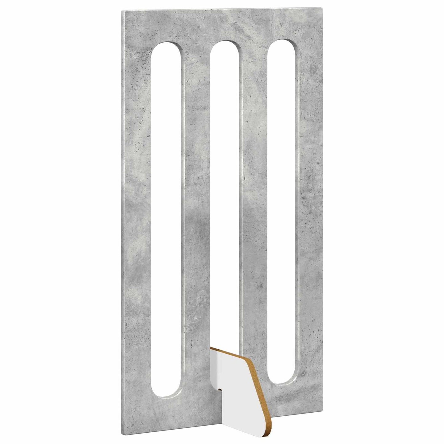 Recinto pieghevole per animali 4 pcs Grigio Cemento | homemem39