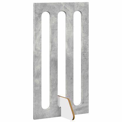 Recinto pieghevole per animali 4 pcs Grigio Cemento | homemem39
