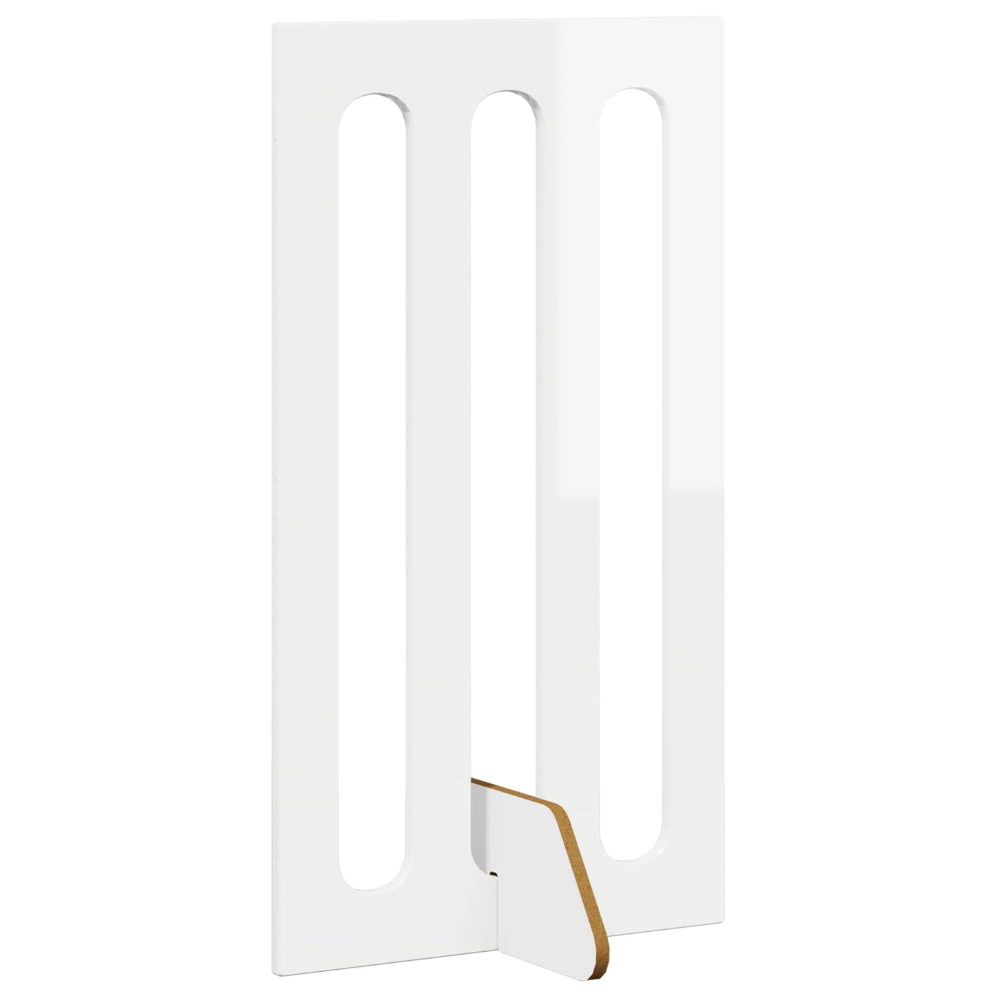 Recinto pieghevole per animali 2 pcs Bianco Lucido | homemem39