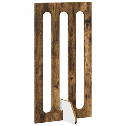 Recinto pieghevole per animali 4 pcs Quercia Affumicata | homemem39