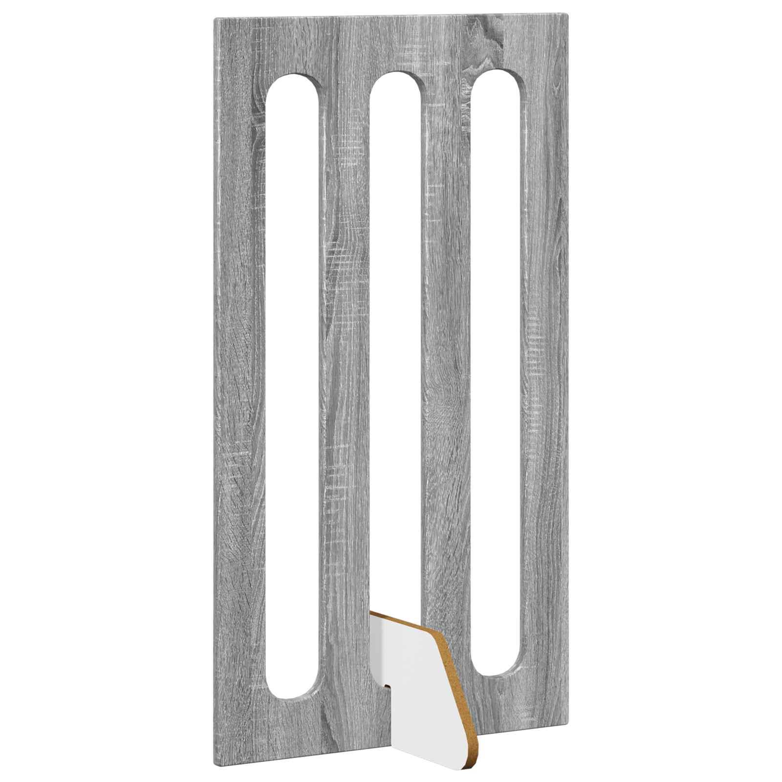 Recinto pieghevole per animali 4 pcs Sonoma grigia | homemem39