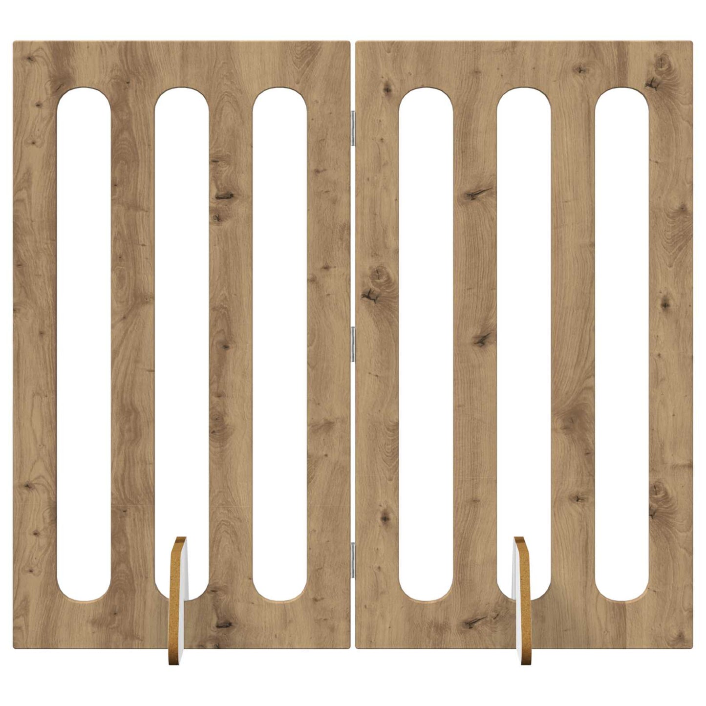 Recinto pieghevole per animali 2 pcs Rovere Artigianale | homemem39