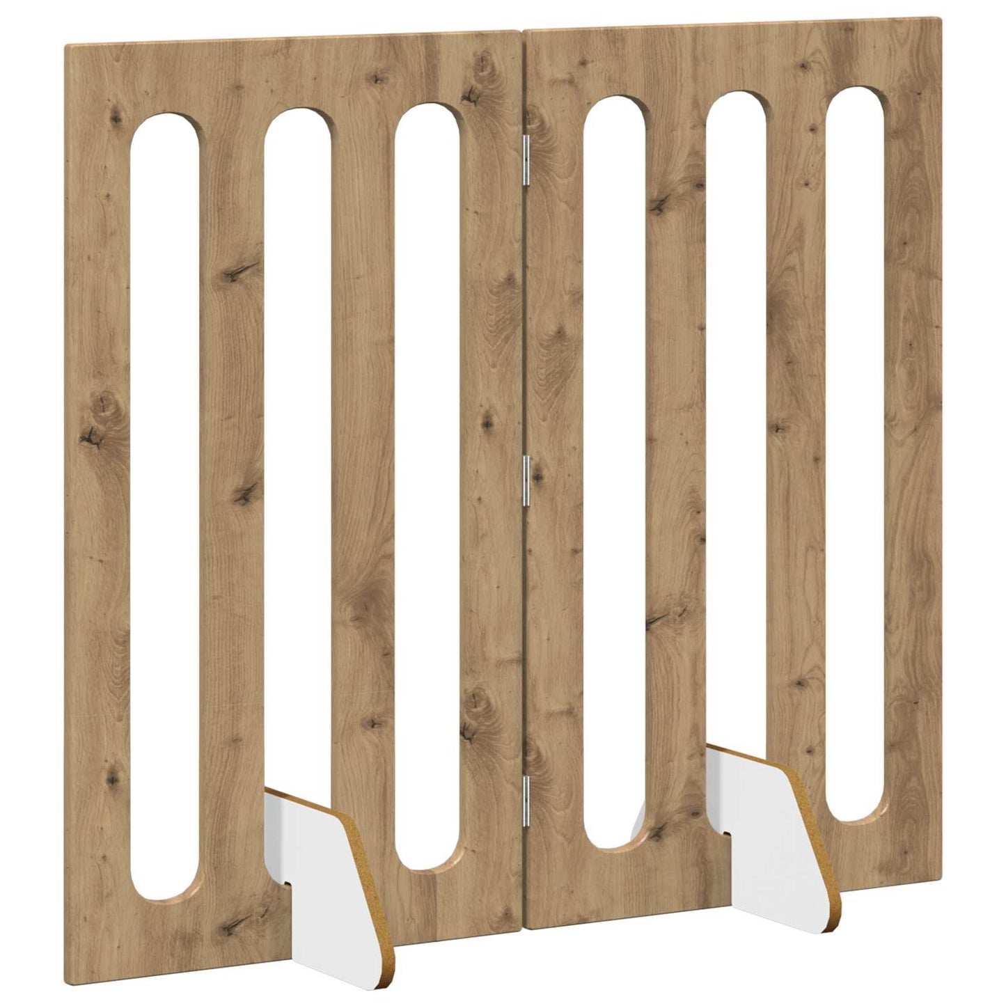 Recinto pieghevole per animali 2 pcs Rovere Artigianale | homemem39