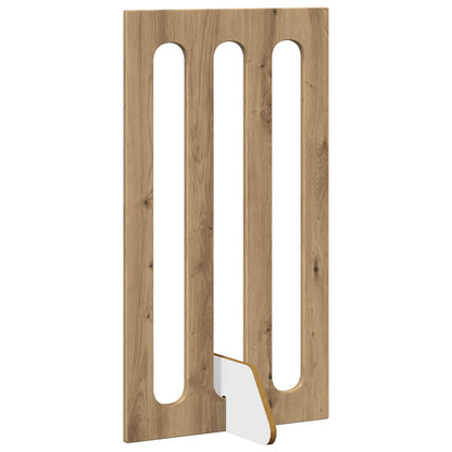 Recinto pieghevole per animali 4 pcs Rovere Artigianale | homemem39