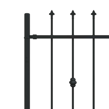 Recinzione a punte Asten Nero 200 x 130 cm | homemem39