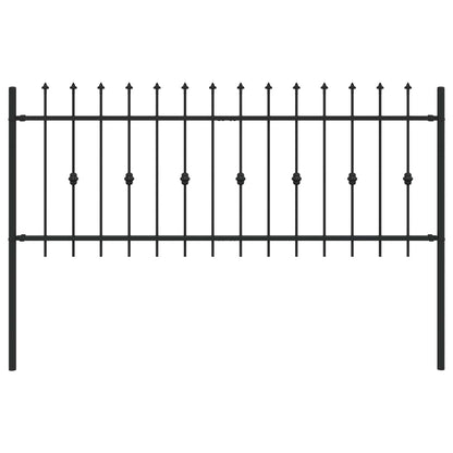 Recinzione a punte Asten Nero 200 x 130 cm | homemem39