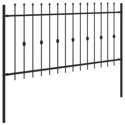 Recinzione a punte Asten Nero 200 x 150 cm | homemem39
