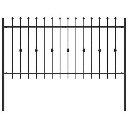 Recinzione a punte Asten Nero 200 x 150 cm | homemem39