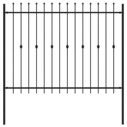 Recinzione a punte Asten Nero 200 x 200 cm | homemem39