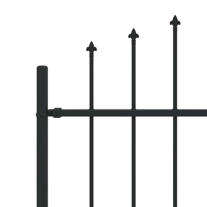 Recinzione a punte Asten Nero 200 x 200 cm | homemem39