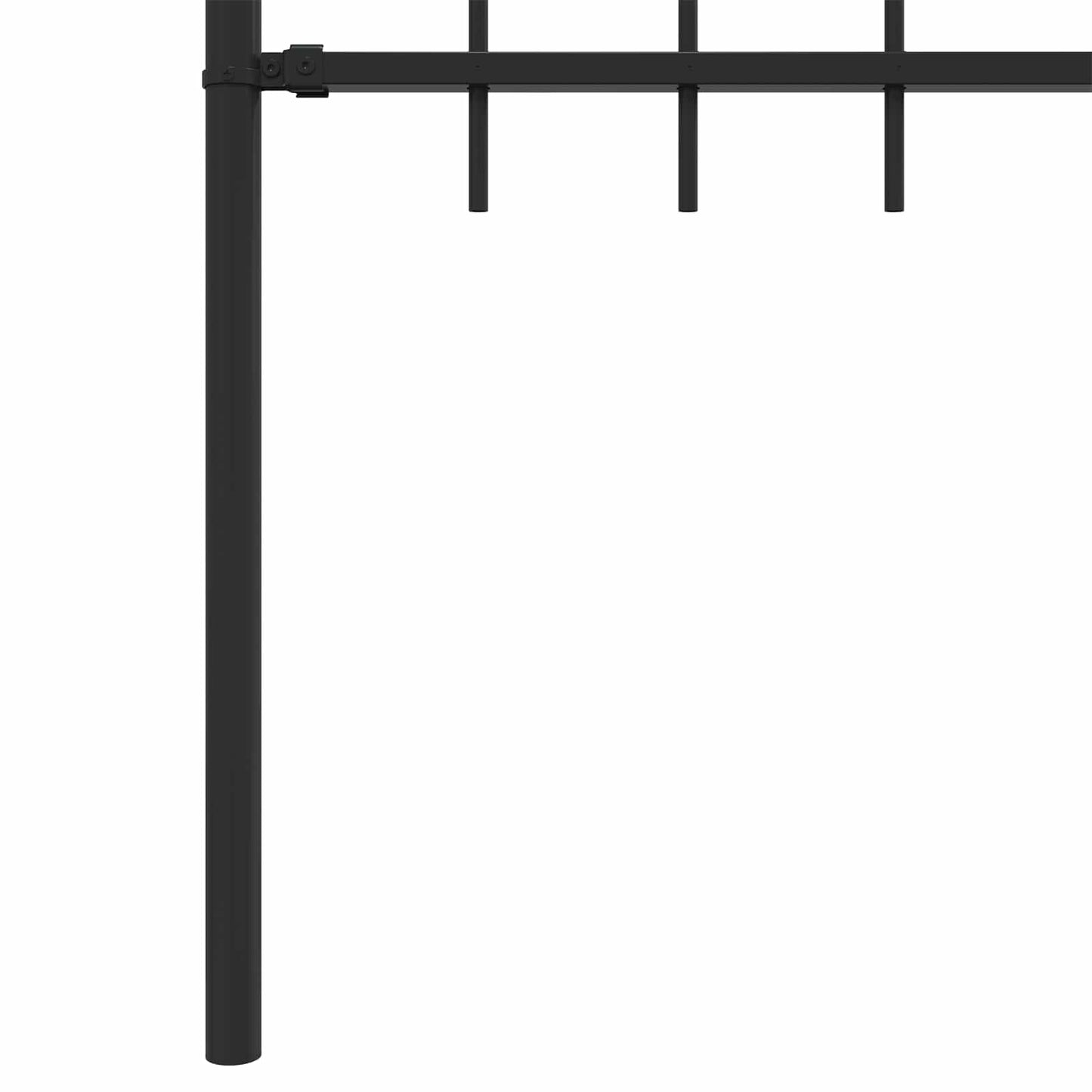 Recinzione a punte Asten Nero 200 x 200 cm | homemem39