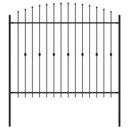 Recinzione a punte Asten Nero 200 x 200 cm | homemem39