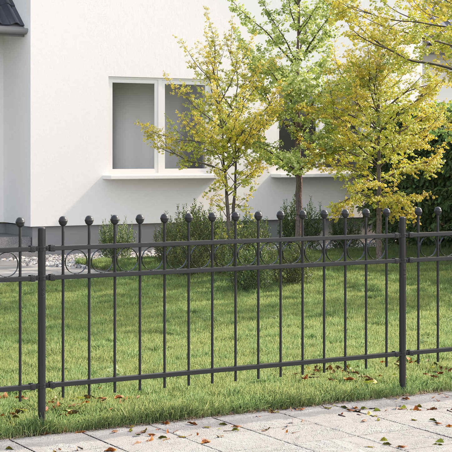 Recinzione a Cerchio TILBURG Nero | homemem39